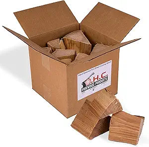 Kiln Dried Firewood, Oak Firewood, Safe, Consistent Cooking Wood, Hand-Selected Wood Chunks for Smoking Upto 12 Meals (Cherry)