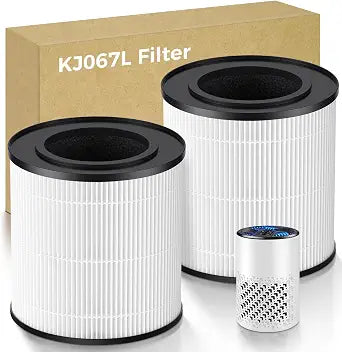 2 Pack KJ067L Replacement Filter Compatible with MOOKA KJ067L Air Purifier