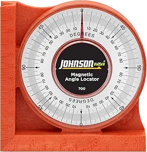 Johnson Level & Tool 700 Magnetic Angle Locator, Orange, 1 Locator