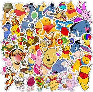 40Pcs Hot Disney Pooh Bear Tigger Stickers