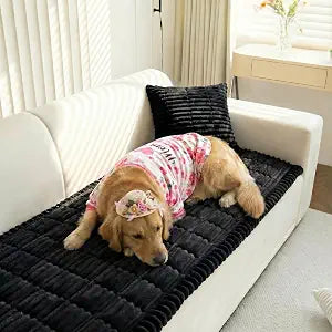 Deisy Dee Pet Friendly Couch Covers for Dogs, Washable Sofa Protector for Sectional & 3 Cushion Sofas, Non Slip Furniture Cover
