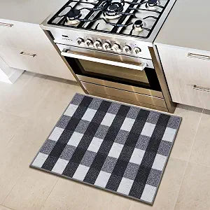 Ottomanson Buffalo Plaid 2x3 Entryway Rug  Non-Slip Small Area Rugs
