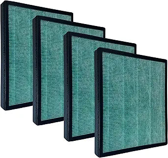 Nispira Max2 300 True HEPA Carbon Filters Replacement For Coway Airmega Max2 300/300S Air Purifier | Pack of 4