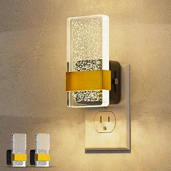 L LOHAS LED Night Lights Plug into Wall, 2 Pack Plug in Night Light LED
