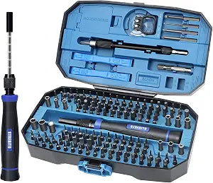 STREBITO Precision Screwdriver Set 153 in 1 Small Magnetic Screwdriver Set