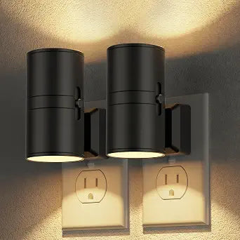 JandCase Night Lights Plug into Wall, Dimmable Night Light, Dusk to Dawn