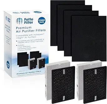 HPA5100B HPA5150 Air Purifier Replacement HEPA Filter Kit Compatible with Honeywell InSight Air Purifiers Model # HPA5100B / HPA5150 Part # HRF-R, HRFSC1, HRF-A100