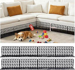 7.9" Height-276 Length in Total Under Couch Blocker, Durable Under Bed Blocker for Pets Keep Dogs/Cats Off Couch, Ideal for Sofa Bed Furniture, Easy Installation
