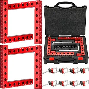 4 Pack 5.5" 90 Degree Corner Clamps for Woodworking with Box