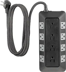 GE Surge Protector Power Strip, 6 Ft Extension Cord with Multiple Outlets