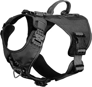 ICEFANG Summer Cooling Mesh Dog Harness for S Dogs,Reflective in Night, Breathable Dog Vest with 5 Adjustment Points,Hook and Loop Panels,No Pulling Front Clip (S (Pack of 1), Black)
