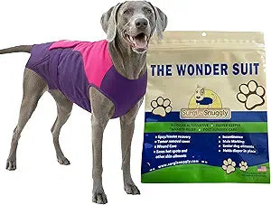 SurgiSnuggly Disposable Dog Diapers Female or Male Dogs, Great Cover for Female Dog Diapers for Heat Cycle and Better Than Dog Suspenders- Wrap Around Legs for Superior Fit XLL PP DK