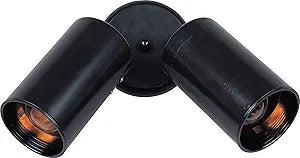 Maxim Lighting Spots 2-Light Flush Mount | Black Finish | Transitional Flush Mount | Ideal for Bedrooms, Hallways & Entryways | Dimmable | 92011BK