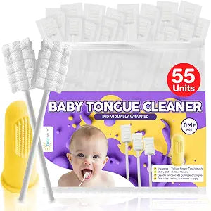 Trueocity Baby Tongue Cleaner, 55 Units