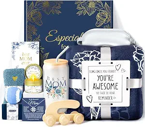 Birthday Gifts for Mom, 13PCS Mom Birthday Gifts from Daughter Son, Best Mom Ever Gift for Birthday, Valentines Day, Mothers Day, Christmas