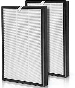 APH260 Replacement Compatible with APH260 and APH320 3-in-1 Filtration H13 True HEPA Air Cleaner for Large Room Pre-filter Plus Efficiency Carbon, 2-Pack