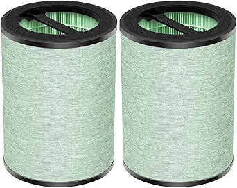 H13 True HEPA Filter Compatible with WYZE Smart Air Purifier, Standard Filter, True HEPA Filter Replacement with Activated Carbon Filter 2 Pack