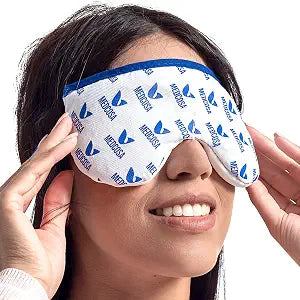 Medcosa Eye Mask for Dry Eyes | Warm Eye Compress | Natural Heat Eye Mask for Styes, Blepharitis, Tired Eyes & More