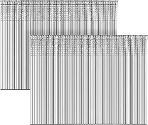 16 Gauge Straight Finish Nails, 304 Stainless Steel 1" ~2-1/2", Compatible with Pneumatic & Electric Finish Nailers or Nail Guns (2-1/2" - 2000 PCS)