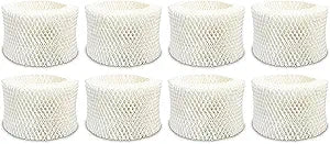 Nispira Wick Replacement Filter Compatible with Honeywell HAC-504 HAC-504AW. Fits HCM-350 Series, HEV355, HCM-315T, HCM-300T, HEV312, HCM-710, 8 Packs