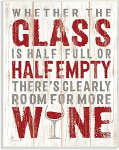 Funny Wine Glass Kitchen Dining, 10 x 15 Inch Mounted Print on Wall Plaque