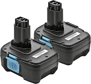 ExpertPower 2 Pack Replacement Battery for De-Walt DC9182, DC9181, DC9180, 18V XRP Lithium Ion fits All Dewalt 18 Volt Tools