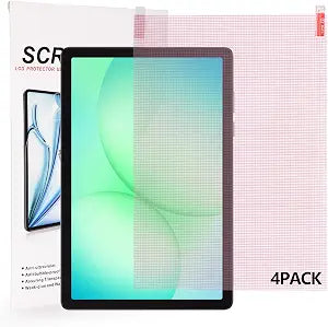 Hianjoo 4-Pack Cut to Fit Screen Protector [295mm210mm] Universal Plastic Trimmable Screen Protector Sheets, Anti-scratch Cuttable PET Protective Film for Phone, GPS, Smart Watch, Tablet, Camera