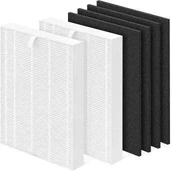 AP-1216L Filter Replacement for Coway AP-1216L Purifier, Include 2 Pack Fine Particle Filter and 4 Pack Activated Carbon Filter, Part # AP-1216-FP
