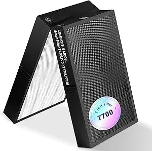 7700 Replacemen Filter Compatible with BLUEAIR Air Pu-rifier Protect 7770i, 7710i, 7740i, 7700, 3-Stage Filtration with Main Filter and Activated Carbon Filter