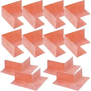 12 Pcs Waterproofing Shower Corners Kit,4 Outside 8 Inside Membrane