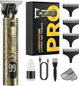 Solati Beard Trimmer for Men, Metal Vintage Hair Clippers, Next-Gen Upgrade