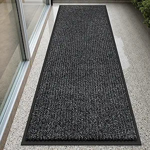 Vicwe Indoor Outdoor Door Mat, 3'x6' Heavy Duty Front Door Mat, Non-Slip Washable Doormats Entrance Mat, Dirt Resistant and Absorbent Doormat, Commercial Outdoor Entrance Floor Mat for Home Office