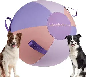 Herding Ball for Dogs, 18" Herding Dog Toys for Australian Shepherd, Waterproof & Heavy-Duty Material with Handles, Collie Ball for Herding Dogs, Durable Training Toy for Medium to Large Dogs, Horse