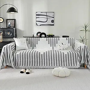 Sofa Covers for 3 Cushion Couch, Washable Couch Covers for Sectional Sofa, Pet-Friendly Wear Resistant Sofa Slipcovers, Large Size Furniture Protector(71" x 150", Grey)