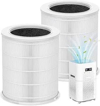 AP401 AP402 Filter Replacement, Compatible with Dayette AP401 AP402 and JOWSET AP402 AP403 Air Purifier for Large Room up to 3000Ft┬▓, Efficient Air Filter, 4-Stage Filtration System, 2 Pack