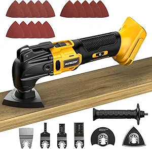 Cordless Oscillating Multi Tool 20V Brushless,Compatible with Dewalt Battery(Tool Only),6 Variable Speed 21000 OPM,Quick Blade Change,Oscillating Power Tools for Wood, Metal, Drywall Cutting