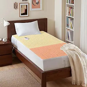 Serta Multi-Zone Heated Mattress Pad  Single Controller for Personalized Body & Foot Warmth, 10 Heat Settings, Auto Shut-Off, Soft Microfiber, Machine Washable, 15" Deep Pocket  Twin XL Size