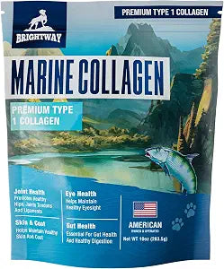 Wild Caught Marine Pet Collagen for Dogs, Peptide for Dogs - Improves Gut, Skin & Coat Health, Allergies, Pet Mobility Hip & Joint Supplement Health