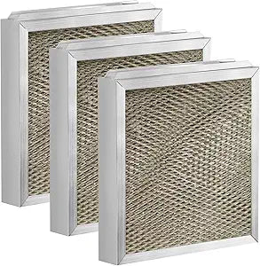 990-13 Humidifier Vapor Pad Water Filter Compatible with GeneralAire 990-13 G13 Humidifier Replacement Evaporator Pad Media Filter for Models 709 990 1040 1042 1137 SL16, GFI #7002, 3 Pack