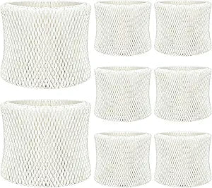 8 Pcs Replacement Humidifier Wick Filter Compatible with Pelonis PSU10E1BB, PSU10E1WW, PSU10E2FWW, PSU10E2FBB Humidifier Filter, for Efficient Water Absorption and Humidifier Maintenance