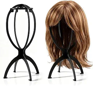 obeoby Portable Wig Stand 2 Pack, Stable Wig Holder For Travel, Salon, Home