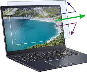 2 Pcs 13.3 Inch Anti Blue Light Screen Protector, Reduce Eye Strain Matte Anti Glare Computer Screen Cover, Blue Light Blocking Screen Protector for HP/Lenovo/Dell/Acer/Asus/Samsung/Envy 13.3 with