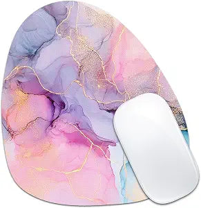 Water Drop Mouse Pad 7.3x8in Non-Slip for Laptop, Boho Lines