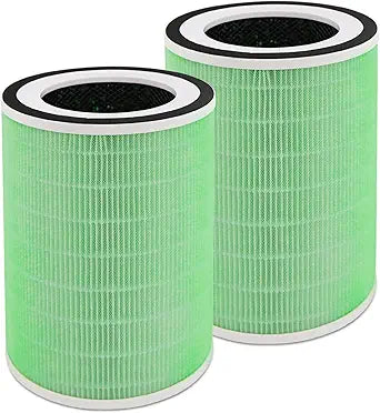 2 Pack True KILO Filter For Afloia KILO, Compatible with Afloia KILO, KILOPLUS, KILOPRO, MIRO, MIRO PRO and MORENTO KILO, True 360┬░ 3-Stage Filtration for afloia air pur-ifier filter replacement Green