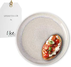 like. by Villeroy & Boch Perlemor Sand Dinner Plate, Beige, 10.5 in