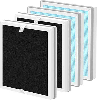 3-in-1 True HEPA Replacement Filter Compatible With Pure Enrichment PureBaby Kids Bear Air Purifier (PEAIRBER), 4 Pack