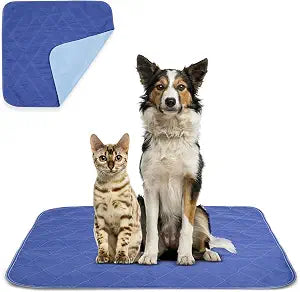 Becks USA Made Reusable Pet Pee Pads for Dog & Cat Pee Problems, Advanced Leak Free Design, Color Change Wetness Indicator, 1 Pad = 500 Disposable, 35X51-2 Pack