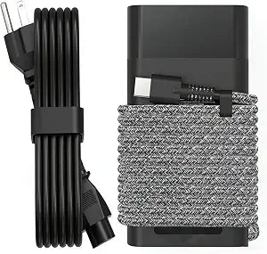 65W USB C Laptop Charger Compatible with HP Laptop Charger Spectre X360 Elitebook Envy Omnibook Elite Dragonfly Chromebook ProBook Zbook Type C Computer Charger AC Adapter Power Cord Supply
