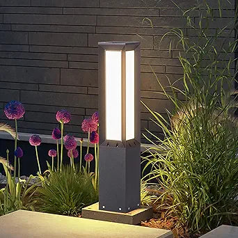 31.5" Outdoor Solar Lanterns Waterproof with IP65, 3000K Outdoor Floor Lamp, Large Floor Lamps with Remote Brightness & Timer Control, Outside Lantern Dusk to Dawn for Porch Patio Landscape