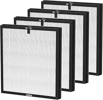 AP303/AP304 Replacement Filter Compatible with DAYETTE & FRESHDEW AP303/AP304, 3-in-1 Filtration System Filters with Activated Carbon for Dust, Pet Dander (Original Filter)